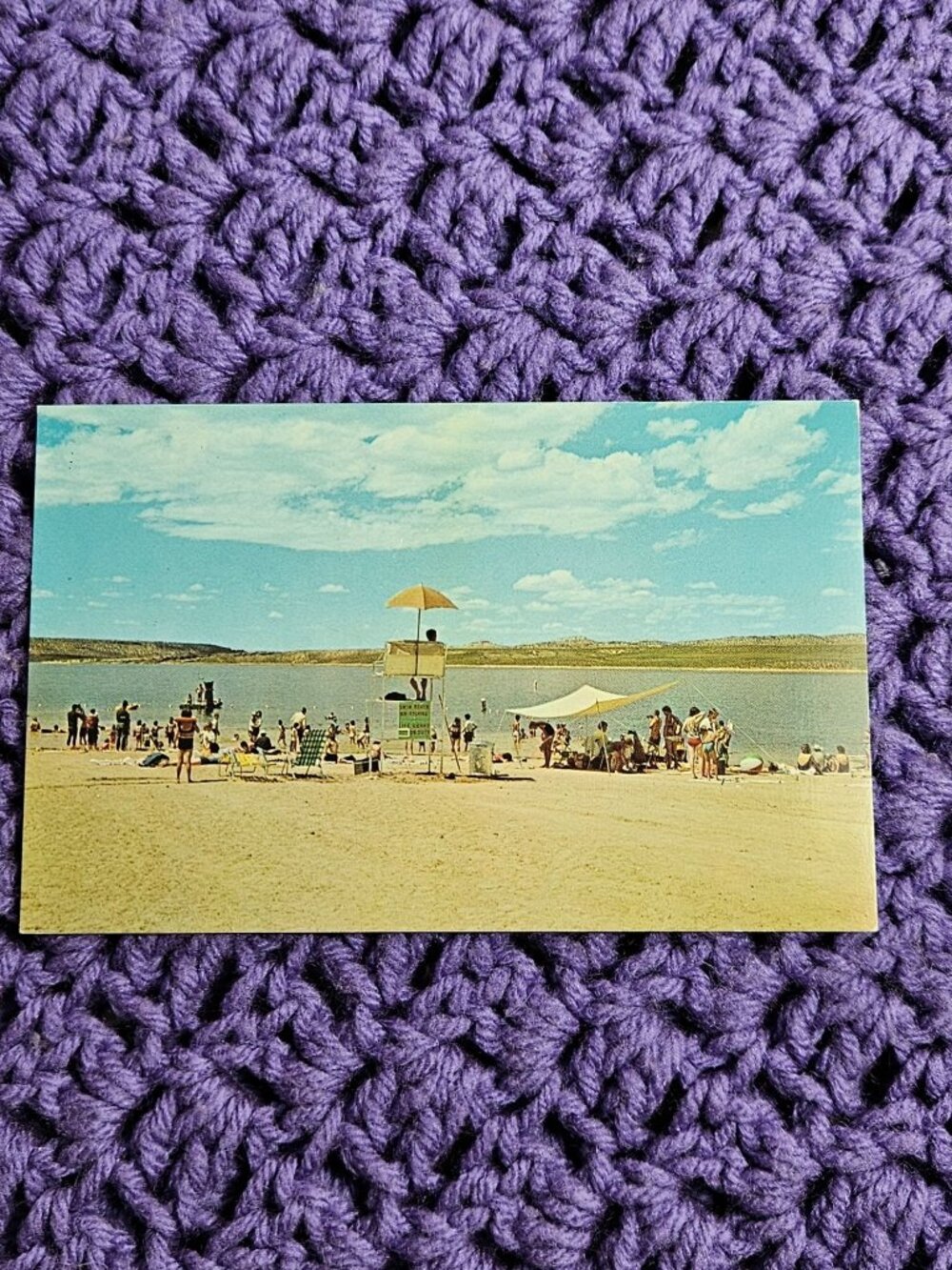 Antelope Swim Beach Flaming Gorge National Recreation Area Postcard